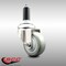 Service Caster 3.5 Inch 316SS Gray Polyurethane Wheel Swivel 1 Inch Expanding Stem Caster SCC-SS316EX20S3514-PPUB-1 - alternate 2
